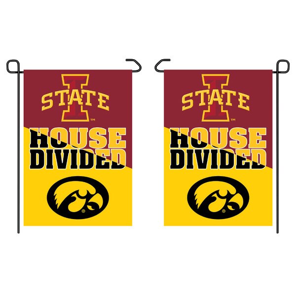 I-State House Divided 2-Sided Garden Flag (12-5"x18")